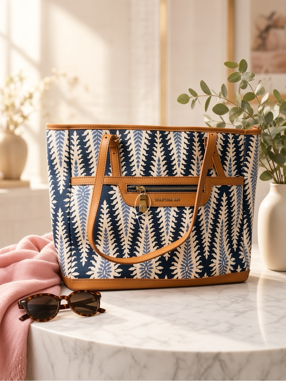 Spartina 449 daufuskie island tote bag
